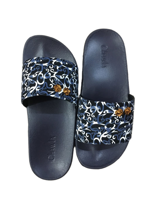 Navy Blue Adjustable Strap Sandals – Comfortable & Durable Footwear