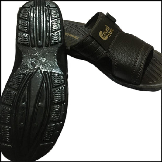 Casual Walk Men’s Open-Toe Comfort Sandals – Black