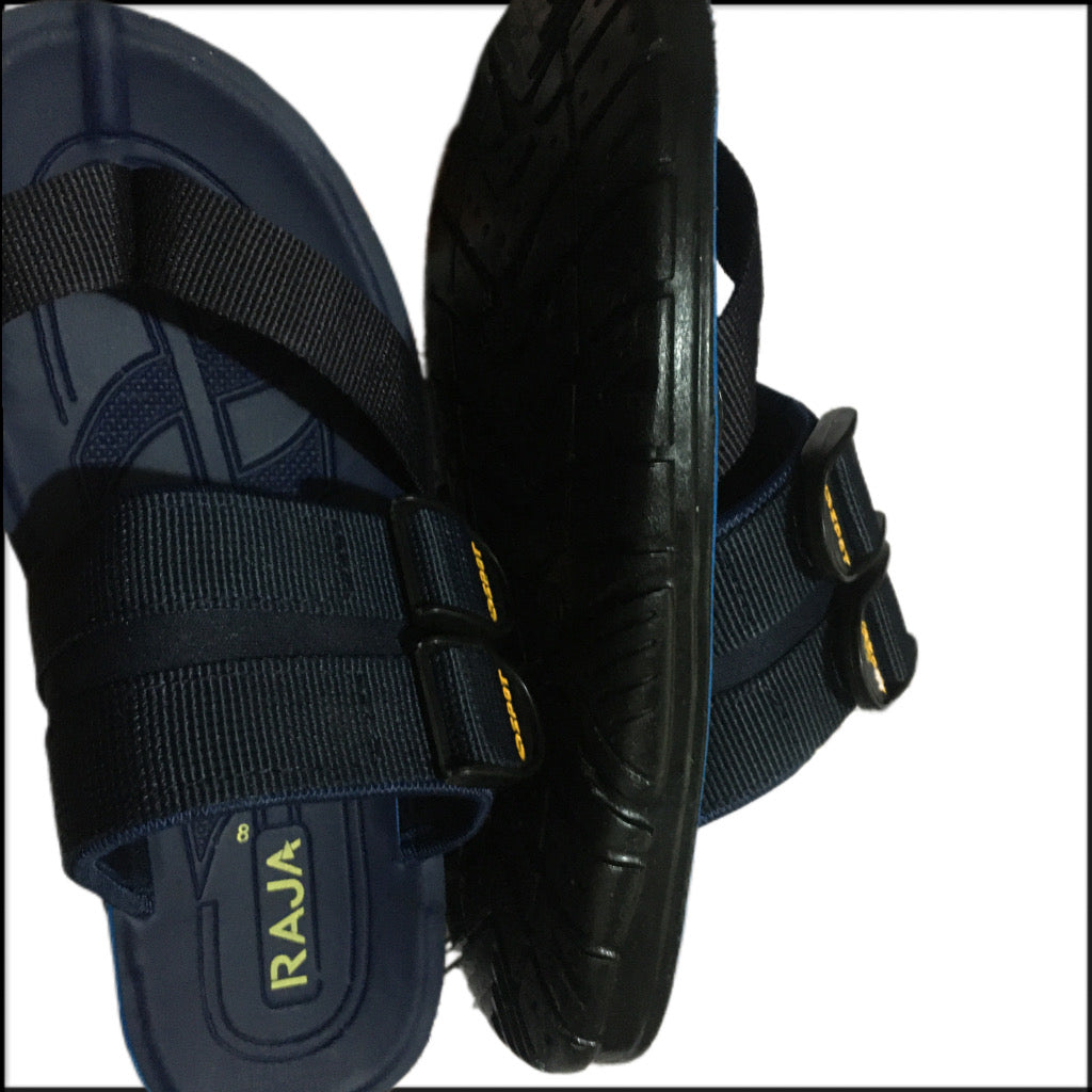 Men’s Adjustable Outdoor Sandals – Navy Blue