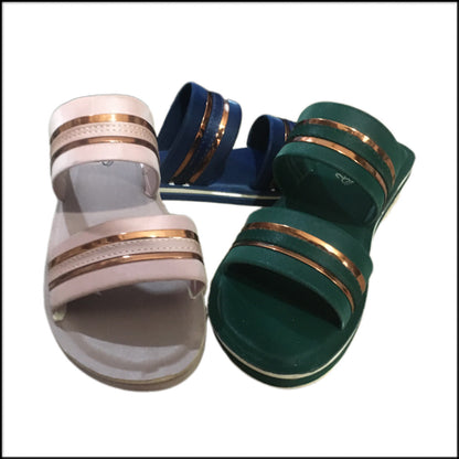 Astoria Women’s Triple Strap Comfort Sandals – Coffee Brown